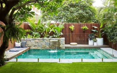 Como cuidar los jardines con piscina